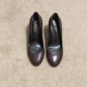 Dark Brown Lauren Ralph Lauren Pumps Size 6.5